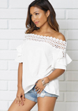 WHITE CASUAL TOP